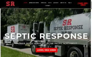 Septic Response Plumbing & Sewer of Bothell website