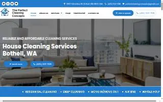 The Perfect Cleaning Concepts website