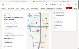 Walgreens Pharmacy of Bothell website