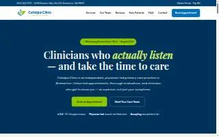 Catalpa Clinic website