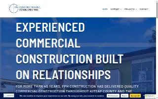 FPH Construction website