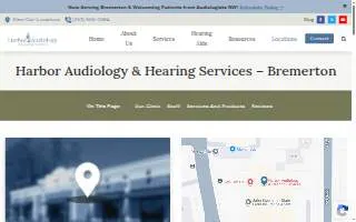 Harbor Audiology & Hearing Services of Bremerton website