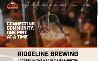 Ridgeline Brewing website