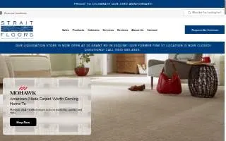Strait Floors website