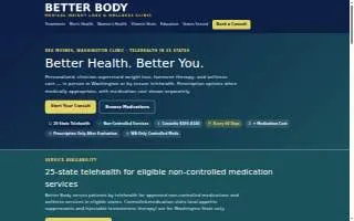 Better Body Medical Weight Loss & Wellness Clinic of Burien website