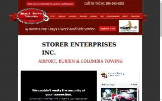 Burien Towing website