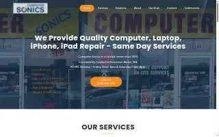 Computer Sonics Burien website