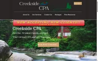 Creekside CPA of Burien website