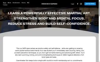 Hapkido Kwon Moo website