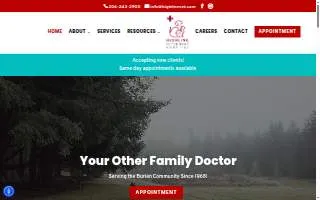 Highline Veterinary Hospital website