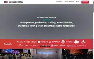 National Event Pros of Burien website