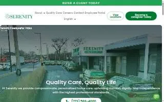 Serenity Senior Care LLC website