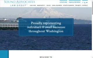 Sound Advocates Law Group PLLC of Burien website