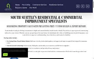 South Seattle Handy Pros of Burien website