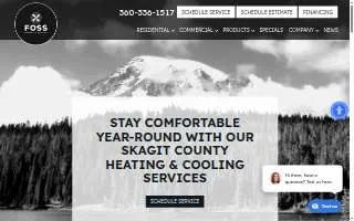 Foss Heating & Cooling website