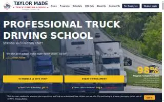 Taylor Made TDS, Inc. - Truck Driving School - Burlington Location website