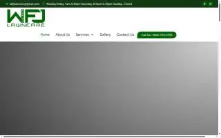 WFJ Lawn Care and Maintenance website
