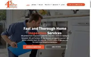 45th Parallel Home Inspection of Camas website