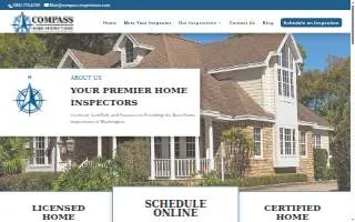 Compass Home Inspections LLC of Camas website