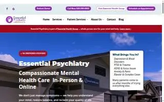 Essential Psychiatry, pllc website