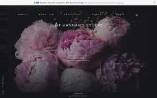At Hannah's Studio website