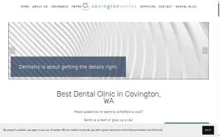 Covington Smiles website