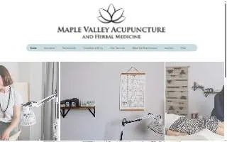 Maple Valley Acupuncture website