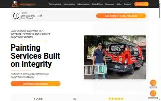 Vanhousing Painters of Covington website
