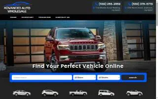 Advanced Auto Repair Shop website