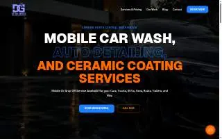 Detail Genius Mobile Detailing website