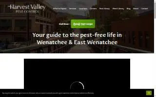 Harvest Valley Pest Control of East Wenatchee website
