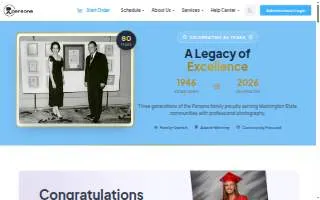 Parsons Photography website