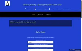 Delta Surveying website