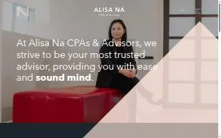 Alisa Na CPA website