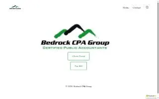 Bedrock CPA Group website