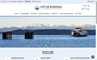 City of Edmonds website