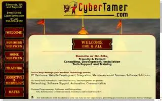 CyberTamer Services website