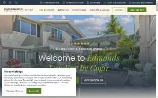 Edmonds Landing by Cogir website