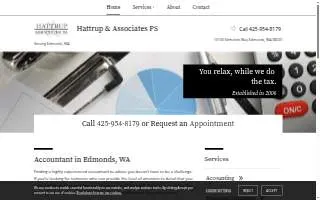 Hattrup & Associates PS website