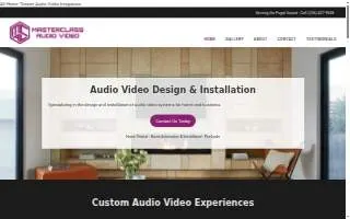 MasterClass Audio Video, LLC. of Edmonds website