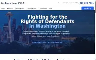 McAvoy Law of Edmonds website