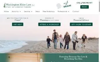 Washington Elder Law, PLLC website