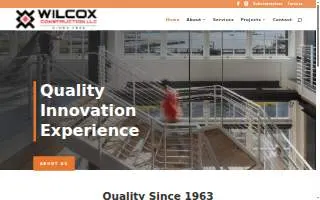 Wilcox Construction Inc website