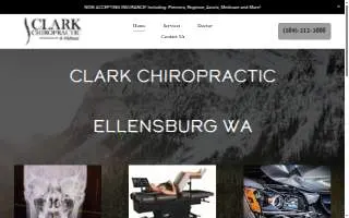 Clark Chiropractic and Wellness of Ellensburg website