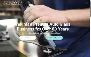 Johnson's Auto Glass of Ellensburg website