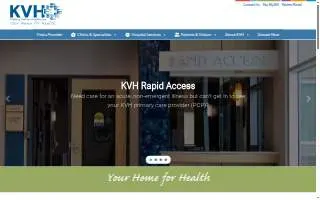 KVH Speech Therapy website