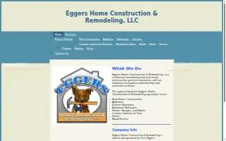 Eggers Home Construction & Remodeling website