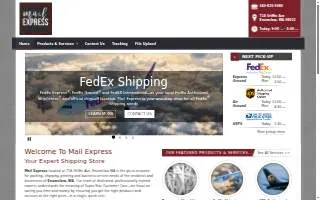 Mail Express of Enumclaw website