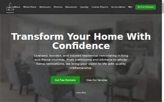 Rainier Home Renovations website