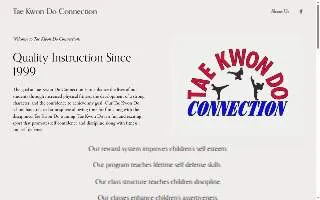 Taekwondo Connection website